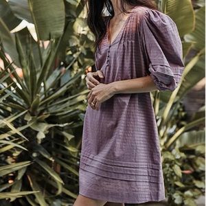 Summersalt Cotton Pin-tuck Dress NWT size M